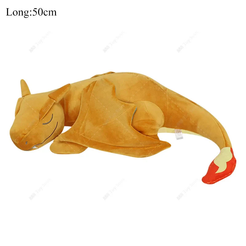 Pokemon Sleep Mega Charizard X Plush Cushion – Anime Cubone, Charmander, Umbreon & Garchomp Stuffed Pillow Toy for Kids Gift