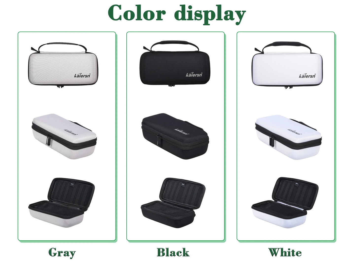 Golf Ball Storage Box & Glove Holder – Accessory Protect Case with Tees, Divot Tool & Valuables Pouch, Includes Hook