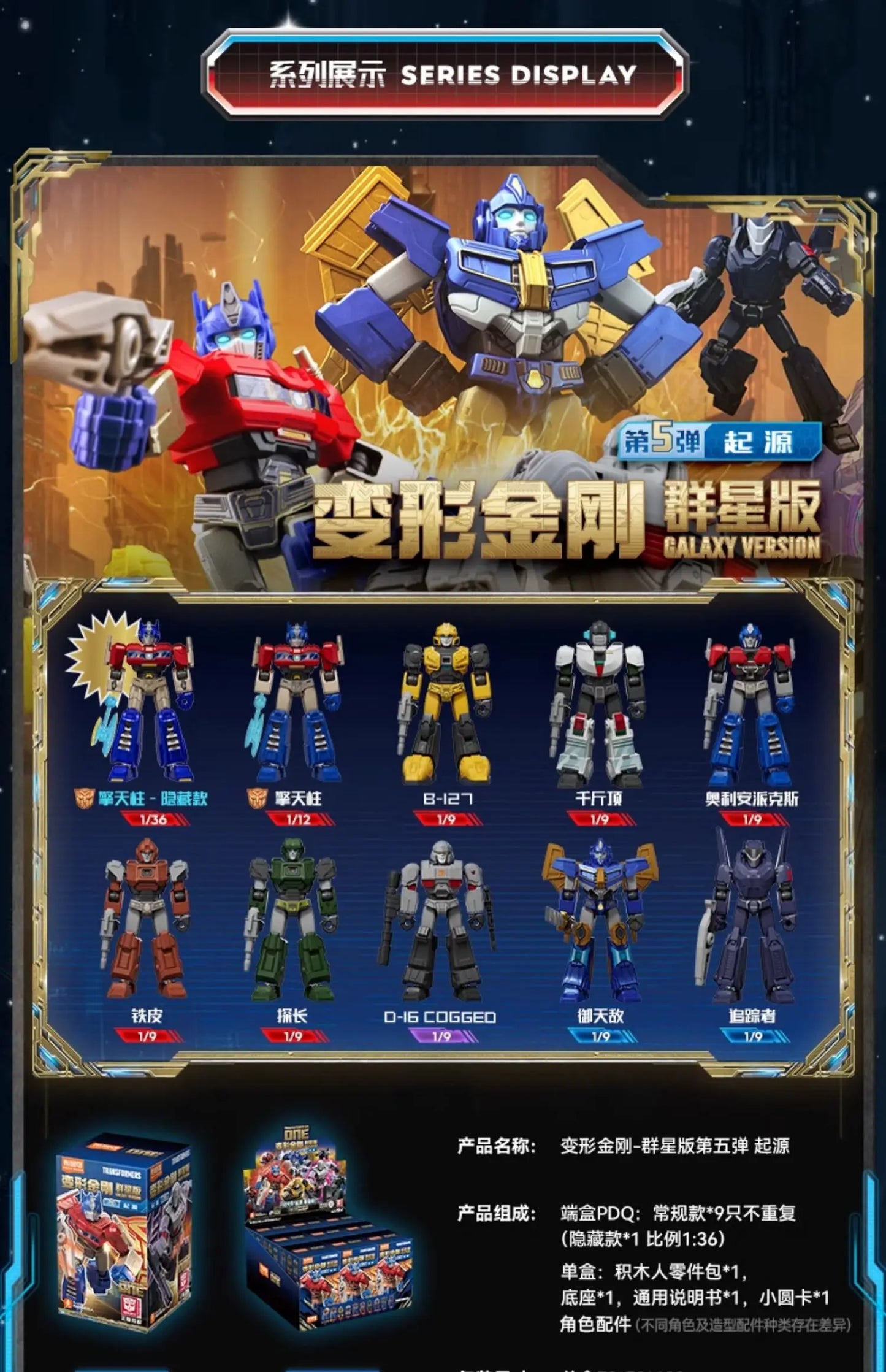 Original Blokees DIY Transformation Building Blocks – Optimus Prime, Megatron & Bumblebee Movable Figures Blind Box Kids Toy Collection