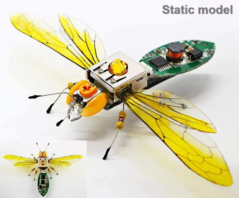 DIY Robotic Insect Kit - STEAM Science Electronic Animal Building Toy