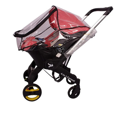 4-in-1 Baby Stroller Safety Seat — Multifunctional Children’s Stroller with Rain & Windproof Cover