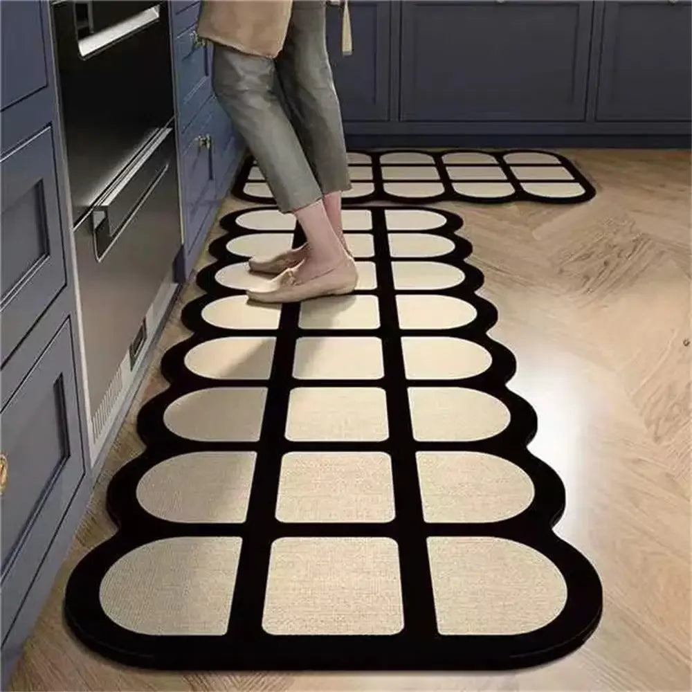 Non-Slip Kitchen & Living Room Floor Rug – Long Area Mat for Entrance, Home Decor