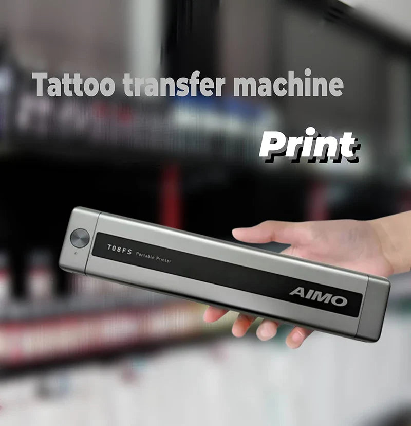 Wireless Bluetooth Tattoo Printer – Professional A4 Thermal Template Machine Compatible with Android & iOS, Portable
