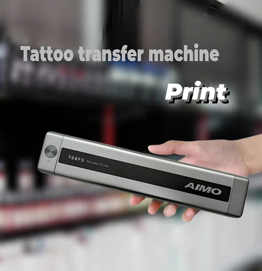 Wireless Bluetooth Tattoo Printer – Professional A4 Thermal Template Machine Compatible with Android & iOS, Portable