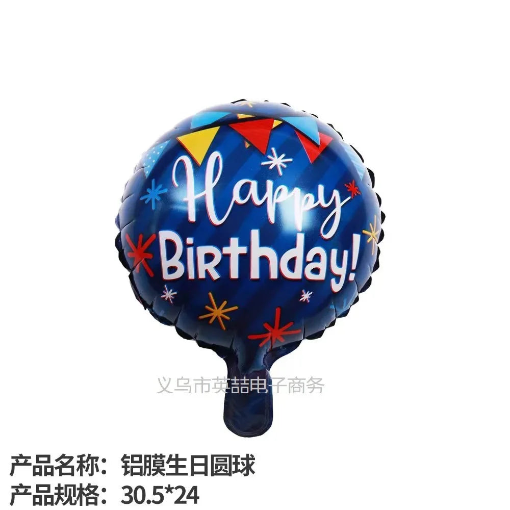 10-Inch Round Love-Shaped Aluminum Foil Balloon – English “Love” Design for Birthday, Valentine’s Day & Wedding Party Decorations