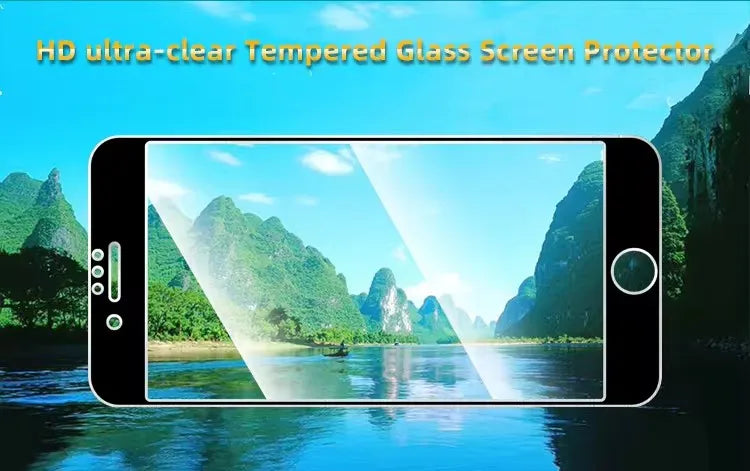 5PCS Tempered Glass Screen Protector for iPhone 7/8/6/6S Plus & SE 2020/2022