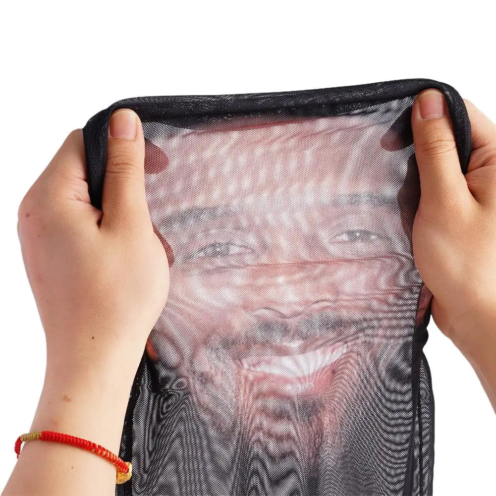 3D Balaclava Mask Hat - Seamless Kanye Face Mask for Pranks, Celebrity Hip Hop Hood Headgear