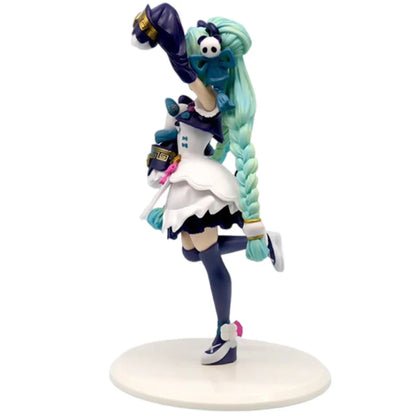 20CM Anime Hatsune Miku x Cinnamoroll Figure – Collectible Decorative Model, Kawaii Gift for Kids