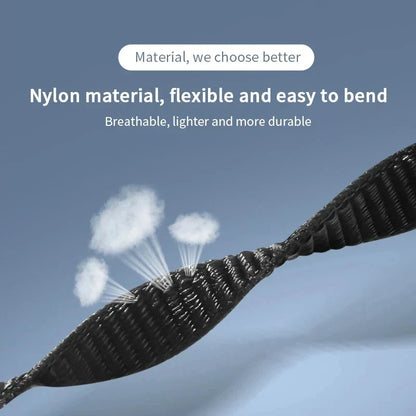 Nylon Loop Strap for Xiaomi Mi Band 3-9 – Replacement Sport Smartwatch Wristband
