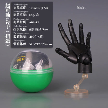 1/2 Palm Mini Articulated Action Figure – Movable Joint Anime Character Model for Artist Reference