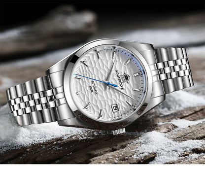 ADDIESDIVE 2024 Luxury Couple Watches – Sapphire Crystal Automatic Mechanical NH35A Steel Wristwatch for Men & Women Gift