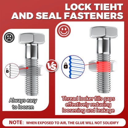 Threadlocker 243/271 Adhesive Sealant - Blue Medium-to-High Strength, Oil & Heat Resistant