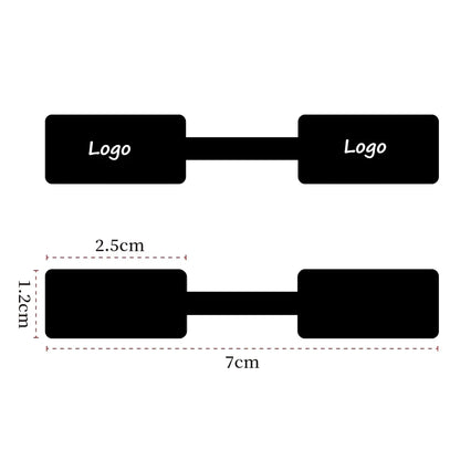 100pcs Square Head Bracelet Rings – Custom Logo Label Price Tags for Jewelry Display & Packaging Accessories Wholesale
