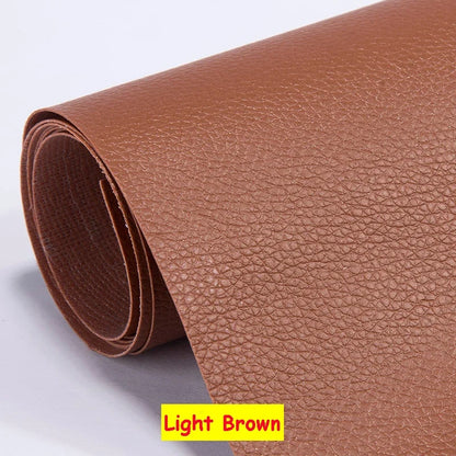 Large PU Leather Repair Patch Roll - Self-Adhesive Faux Leather Repair Tape for Sofa & Car Seats