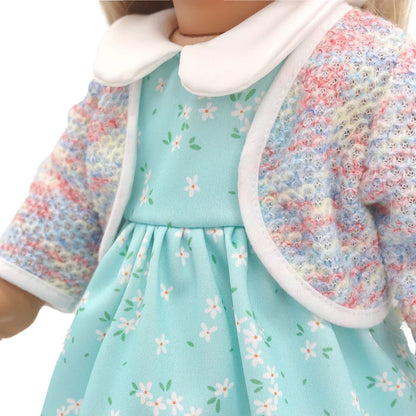 18-Inch American Girl Doll Clothes – Coat, Tights & Pants Outfit for Newborn & Baby Dolls