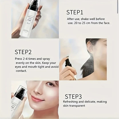 100ml Makeup Setting Spray – Long-Lasting, Oil-Control Hydrating Fixer Spray for Women Cosmetics