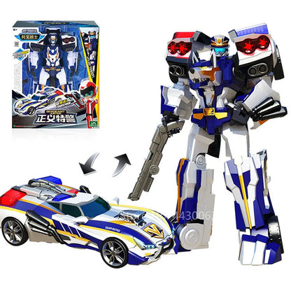 Galaxy Detectives Tobot Transformation Toy – Car to Robot Anime Figure, Korea Cartoon Deformation Tank Gift