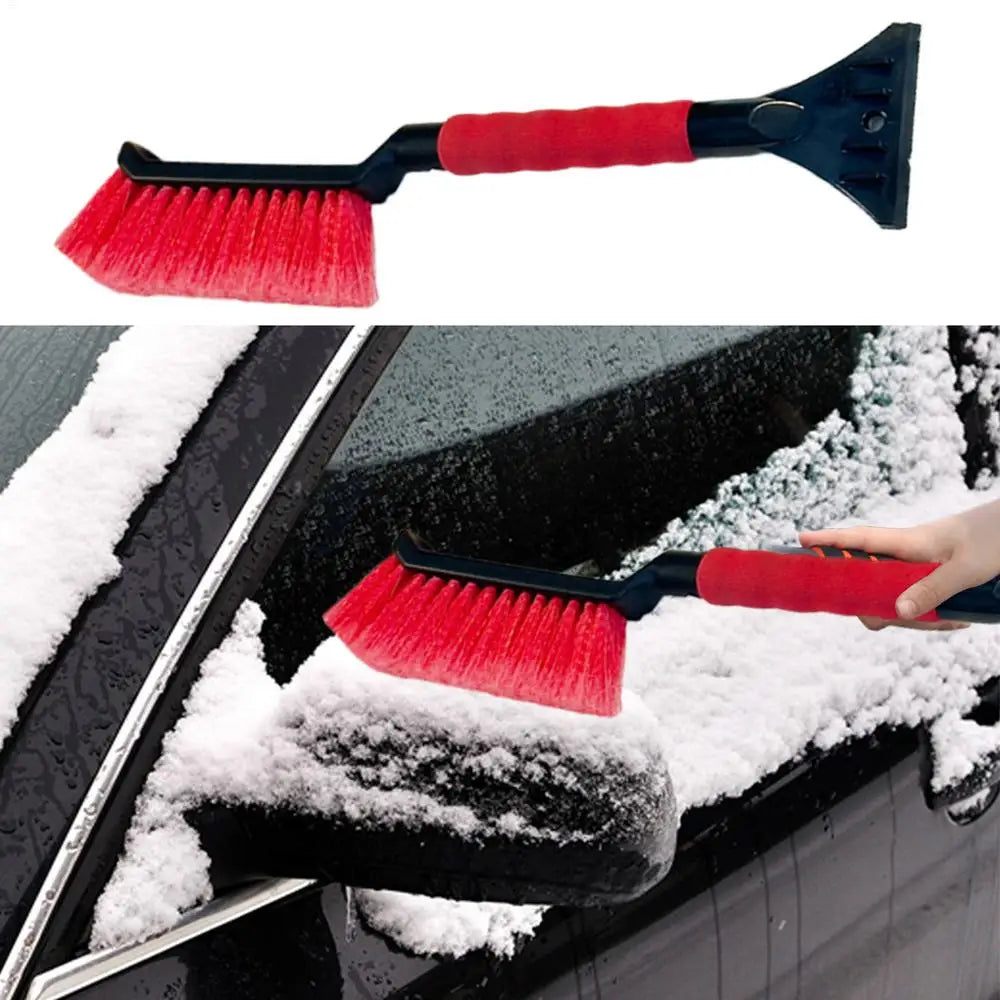 2-in-1 Car Snow Brush & Ice Scraper – Ergonomic Foam Grip for SUV & Car Windows