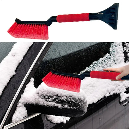 2-in-1 Car Snow Brush & Ice Scraper – Ergonomic Foam Grip for SUV & Car Windows