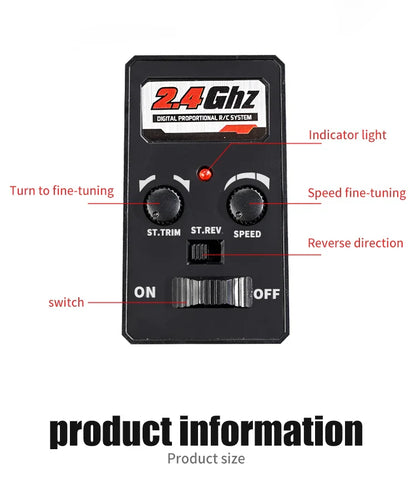 16103 Fast RC Cars – 50km/h 1/16 Off-Road 4WD Monster Truck with LED Headlights, 2.4G Waterproof Remote Control for Adults & Kids