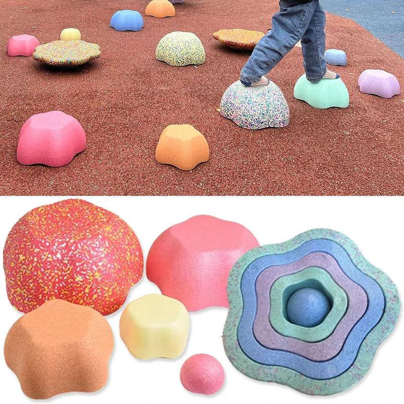 Foam Balance Stepping Stones for Kids – Sensory Integration Training Toys, Outdoor Sports Games & Touch Development Equipment
