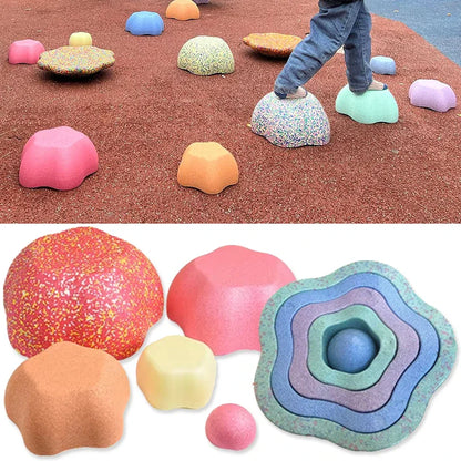 Foam Balance Stepping Stones for Kids – Sensory Integration Training Toys, Outdoor Sports Games & Touch Development Equipment