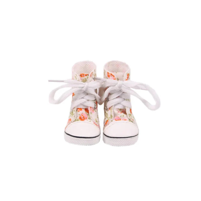 5CM Doll Snow Boots – Pop Plush Canvas Shoes for 14.5" Dolls, 32-36CM Paola Reina & 20CM Cotton Dolls Accessories