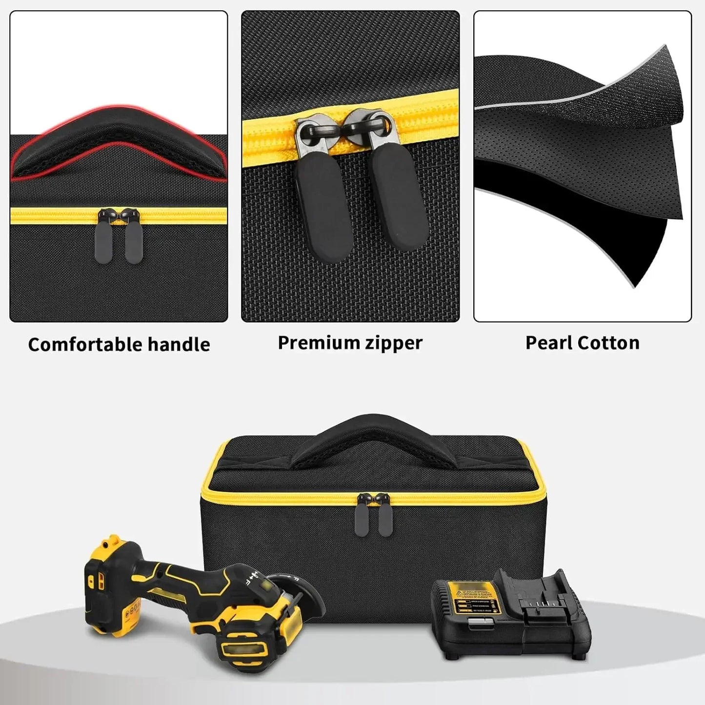 Storage Bag Only for DEWALT 20V MAX 3-in-1 Brushless Cut Off Tool – Carrying Organizer Holder