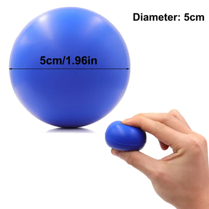 Hand Grip Strengthener Ball – Soft Foam Stress Relief & Therapy Exercise Gripper for Rehab, Gym, Office & Home Use