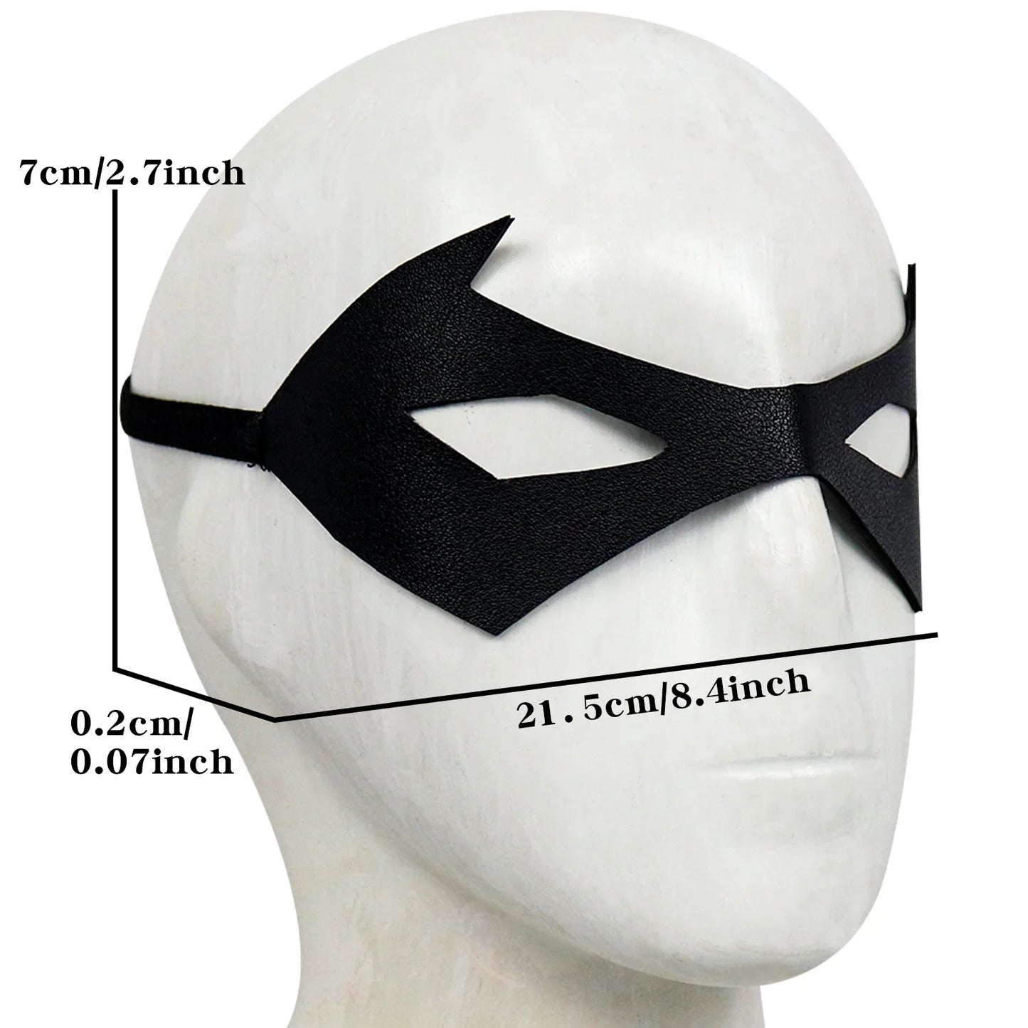 Bulex Nightwing Cosplay Costume – Adult Bat Superhero Outfit with Eye Mask for Halloween & Masquerade