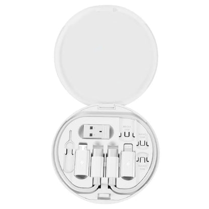 Multi USB Type-C 60W Charging Cable Kit – USB-C to Lightning, USB-A & Type-C to Micro/Type-C/Lightning Adapter Set