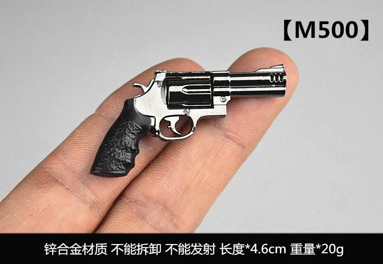 1/6 Scale Miniature Gun Set – Plastic P92, M1911, 98K, MP5K Rifles for 12" Action Figure Doll Accessories