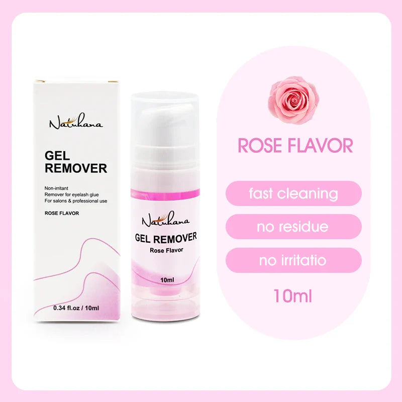 NATUHANA Eyelash Extension Jelly Remover – Fast, Safe, Non-Irritating Gel Glue Remover for Makeup