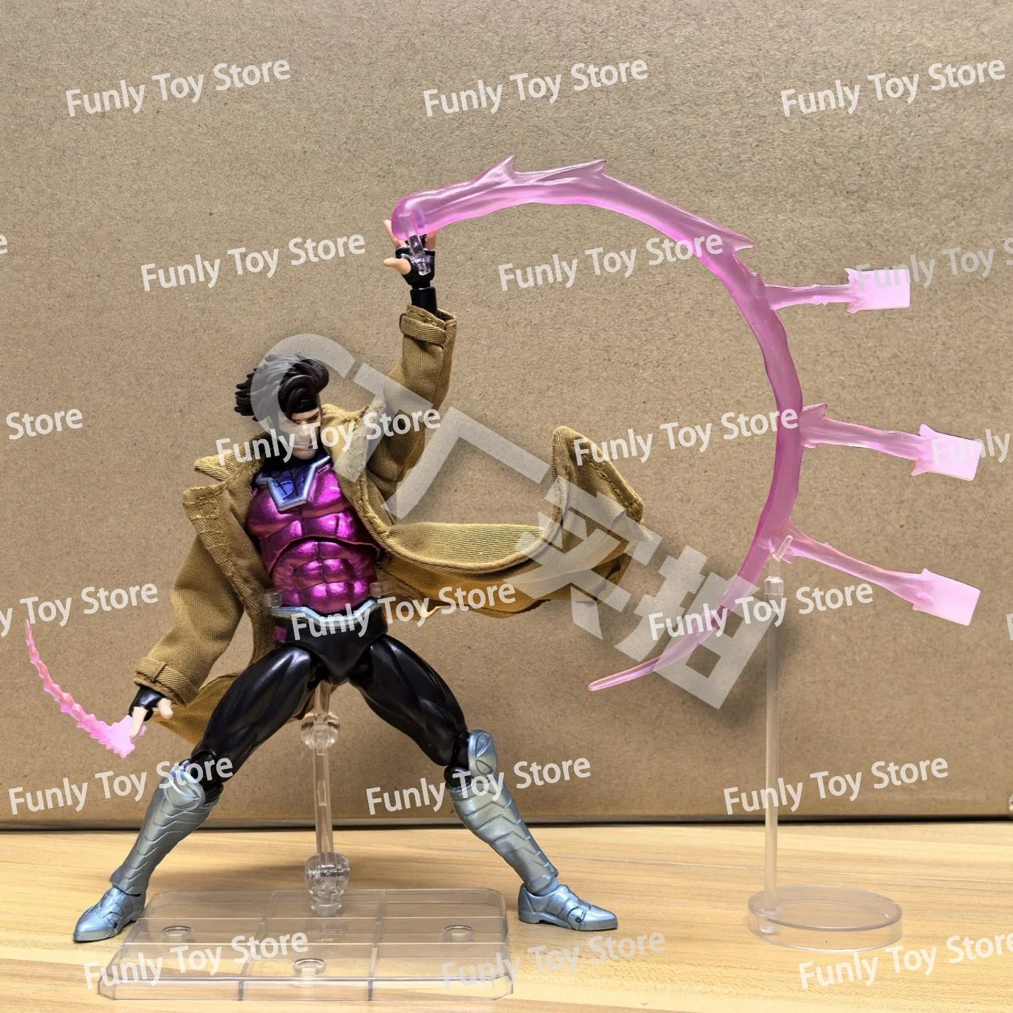 CT Toys Gambit Action Figure — Mafex 131 X-Men Wolverine Anime Collectible Figurine, Model Statue, Custom Gift for Kids