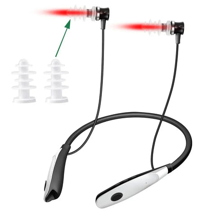 Laser Therapy LLLT for Ear Tinnitus – 650nm Red Light Hanging Neck Physiotherapy for Otitis Media, Rhinitis & Sinusitis