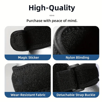 Basketball Knee Pad with Patellar Tendon Support — Adjustable Shock-Absorbing Compression Sleeve