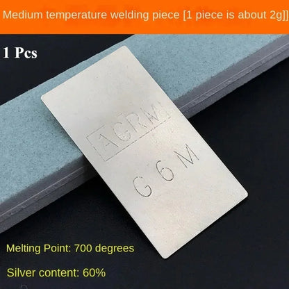 Silver Solder Wire Sheet - Jewelry Repair Welding Supplies for Rings & Bracelets DIY Crafts
