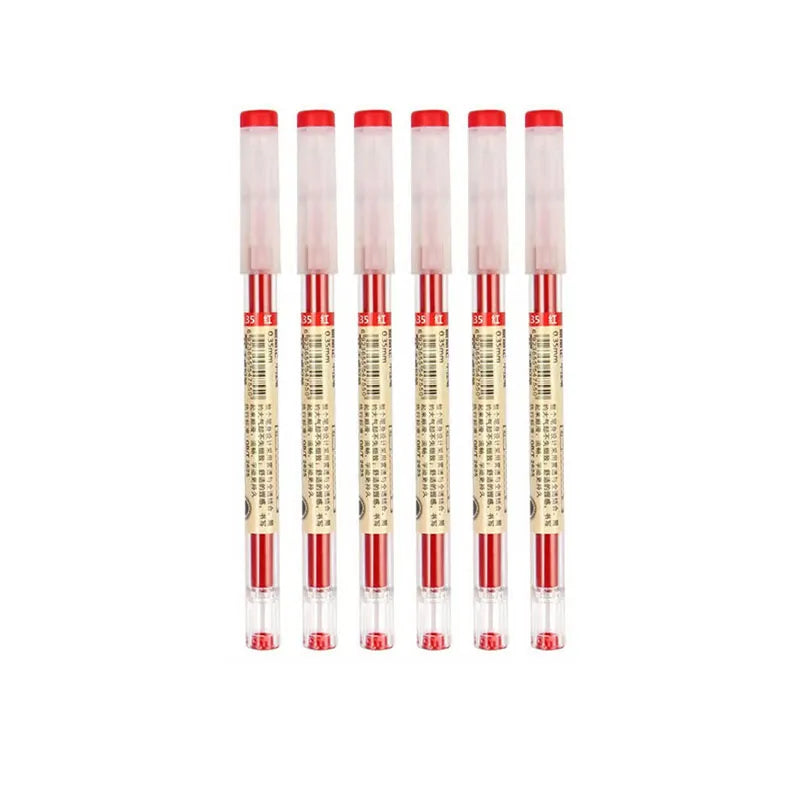 Fine Point Gel Pen - 0.35mm Black Blue Red Ink Ballpoint Pen for School & Office Writing