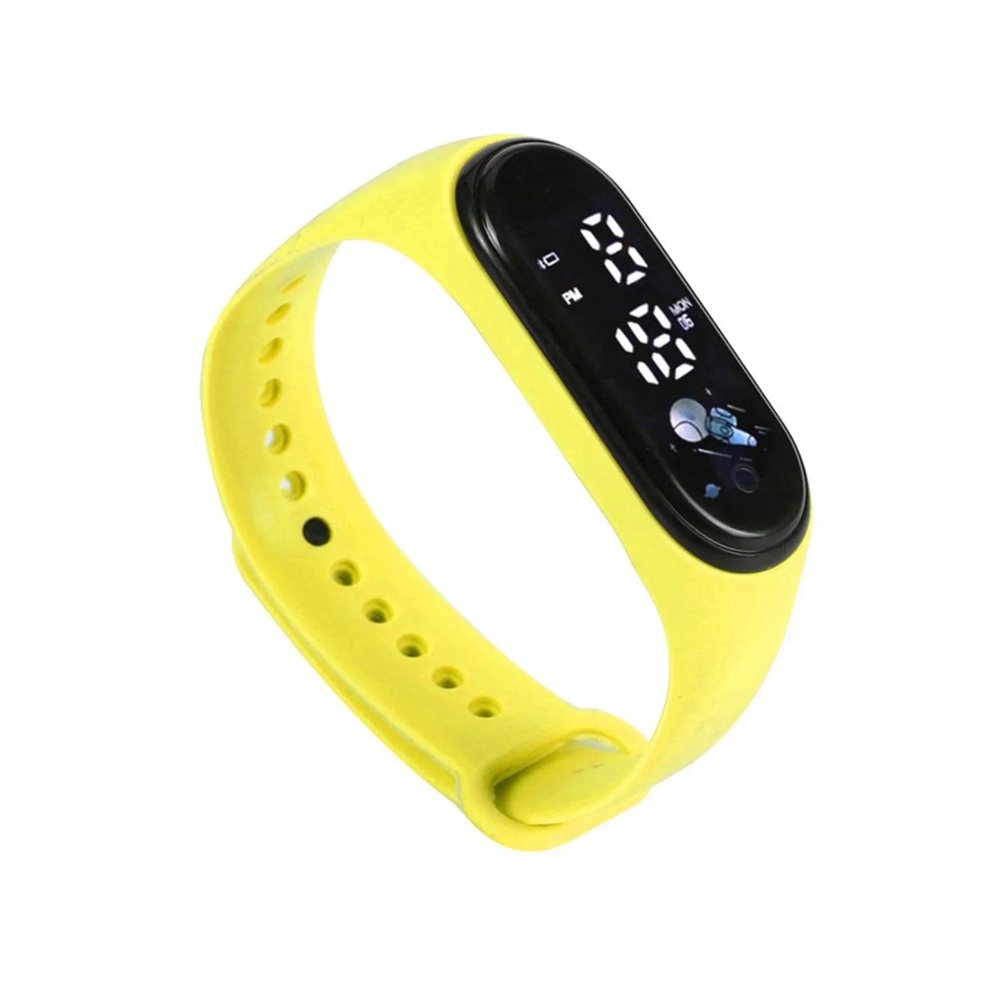Kawaii Kids Smart Watch – Waterproof Digital Sports Watch for Boys & Girls with Silicone Strap