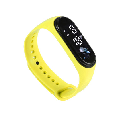 Kawaii Kids Smart Watch – Waterproof Digital Sports Watch for Boys & Girls with Silicone Strap
