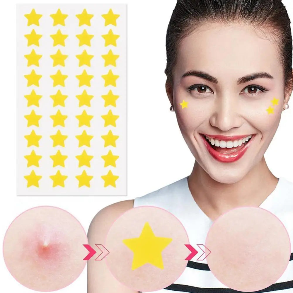 72pcs Invisible Anti-Acne Pimple Patches – Hydrocolloid Waterproof Spot & Mark Repair Stickers