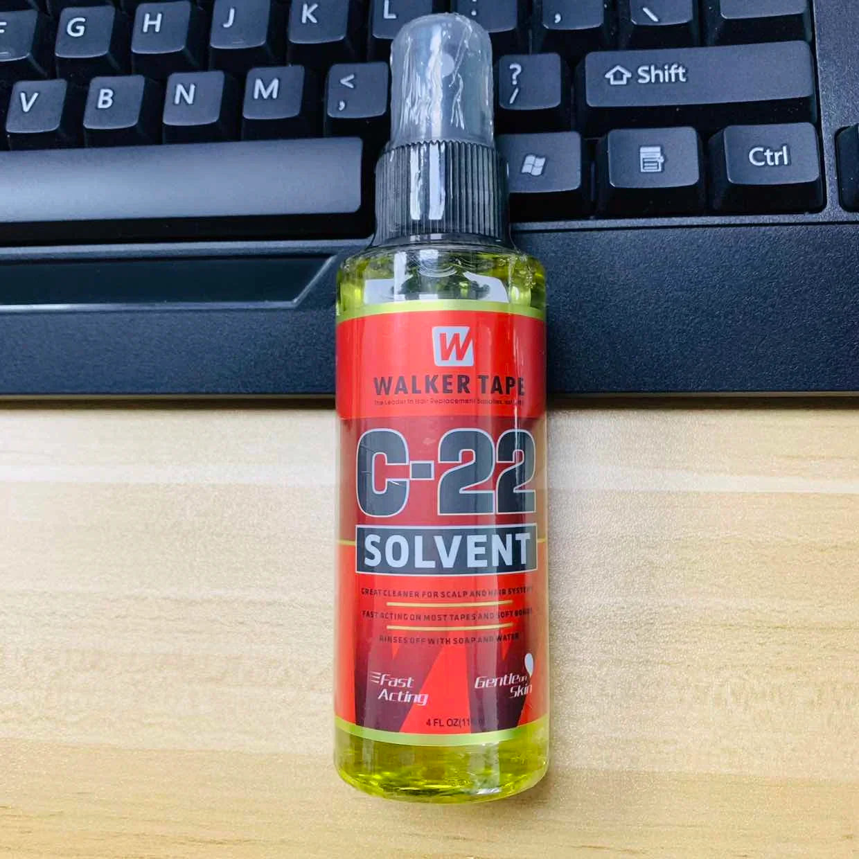 C-22 Solvent Spray Remover — Lace Wig & Toupee Adhesive Remover, Wig Glue & Tape Hair Extension Cleaner