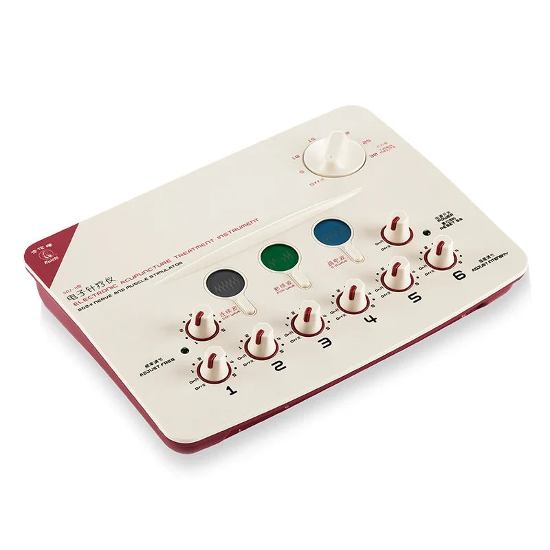EMS Electroacupuncture Massage Device – 6 Waveform Low-Frequency Muscle Stimulator for Relaxation Therapy