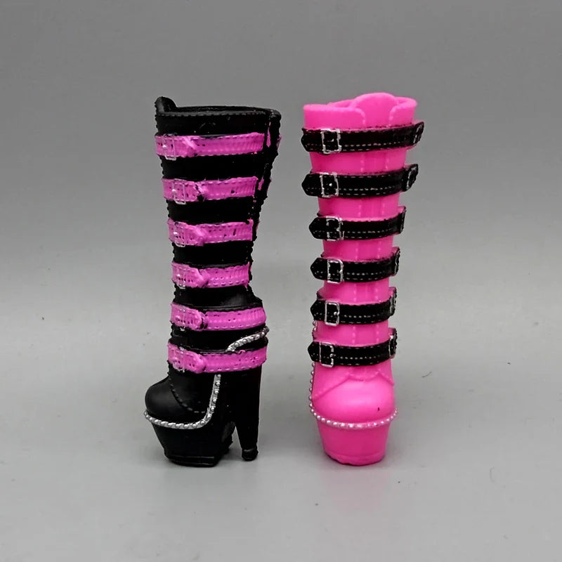 Little Kids 25CM Winter Doll Shoes – Boots & High Heels Accessories, Perfect Birthday Gift for Girls