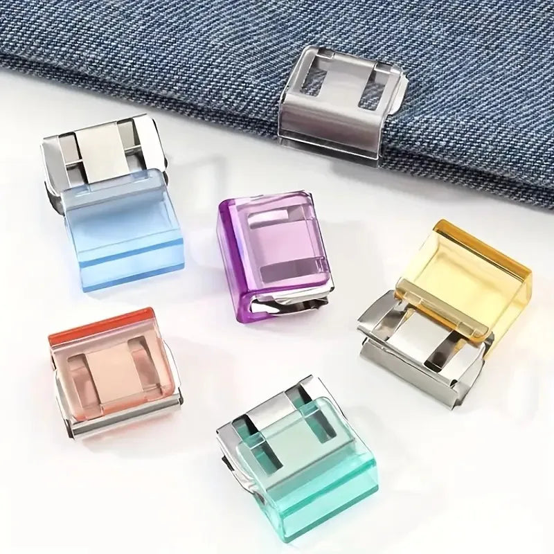 10PCS Multi-Function Clothing Clips – Adjustable Pants Leg & Sleeve Holder Clips for Clothes, Anti-Slip Garment Pins
