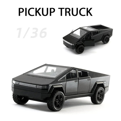 1:36 Alloy Diecast Collection Truck – Metal Simulation Pickup Toy Car for Kids, Boys Christmas Gift