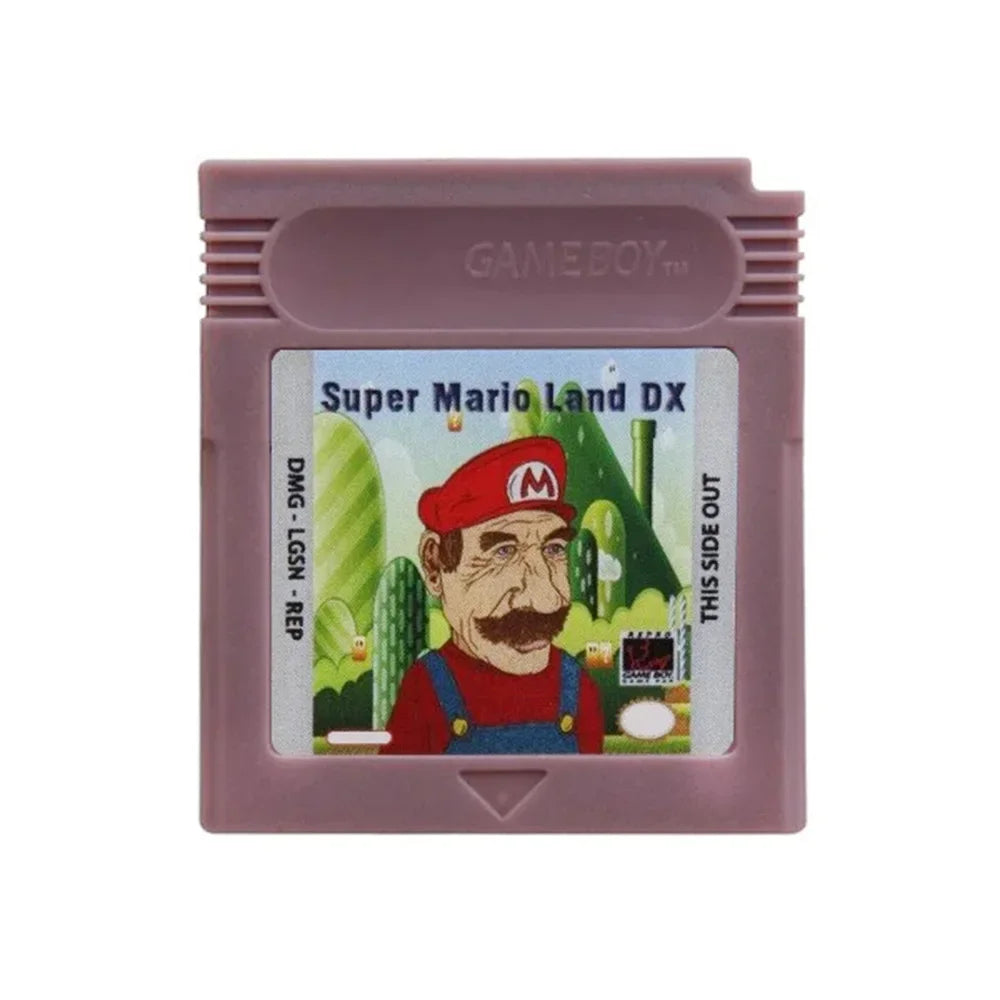 GBC 16-Bit Game Cartridge - Wario Land, Donkey Kong & Yoshi Compatible Game Card for GBC/GBA Consoles