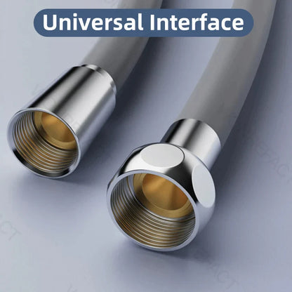 Bathroom Silicone Shower Hose — Flexible, Anti-Kink, Explosion-Proof High-Toughness Shower Tube