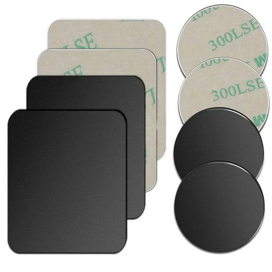 Universal Metal Plate for MagSafe Car Phone Holder - Magnetic Iron Disk Mount Sticker for iPhone and Xiaomi