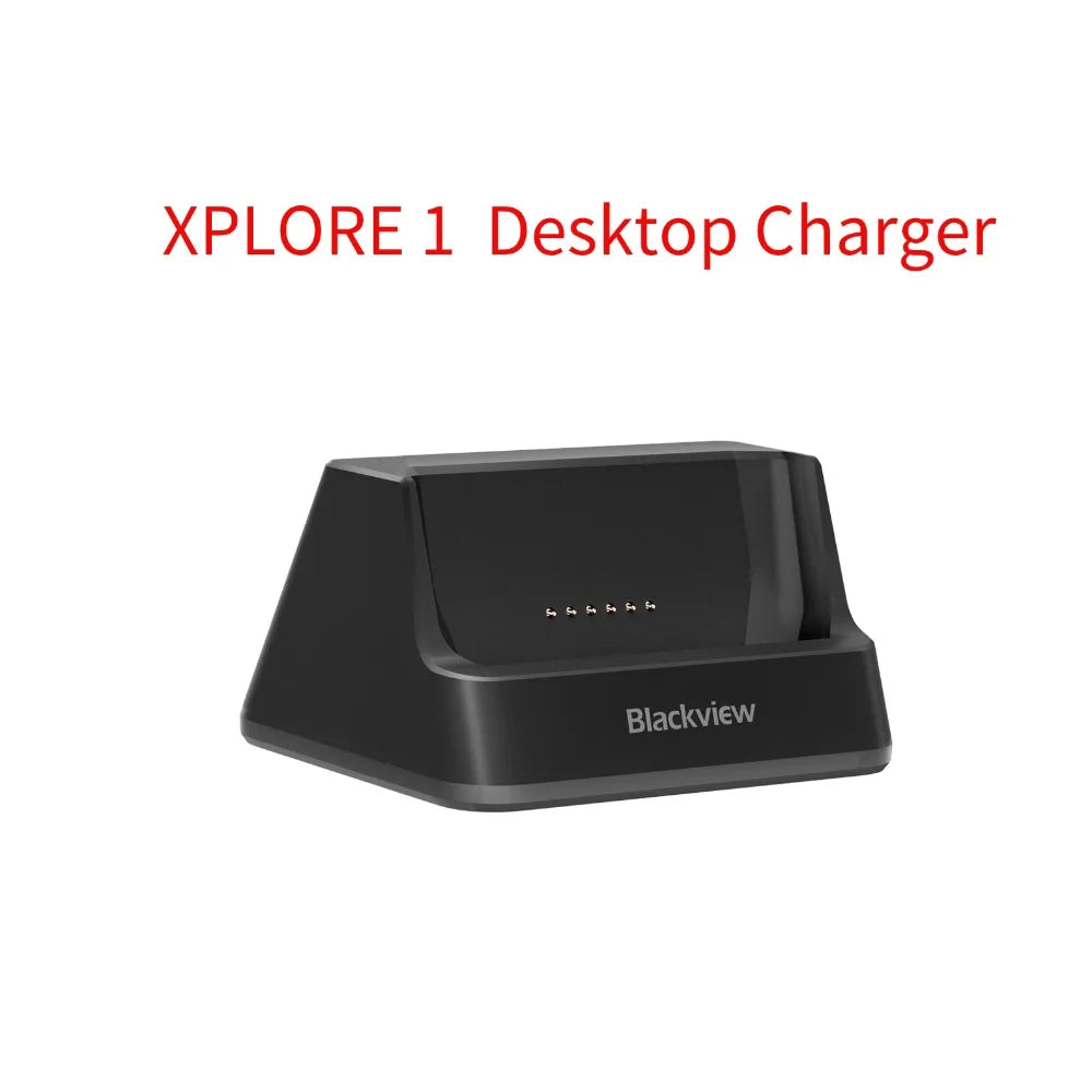 Blackview & OSCAL Base Dock Charger – Compatible with BL7000, PILOT 3, XPLORE 1/1 Pro, TANK 1, SPIDER 10, Active 7 – Desktop Charging Station